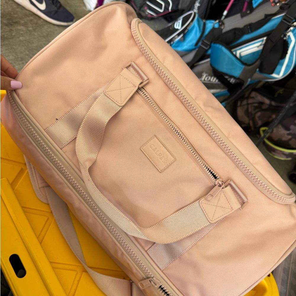 Calpak Pink Duffel Bag